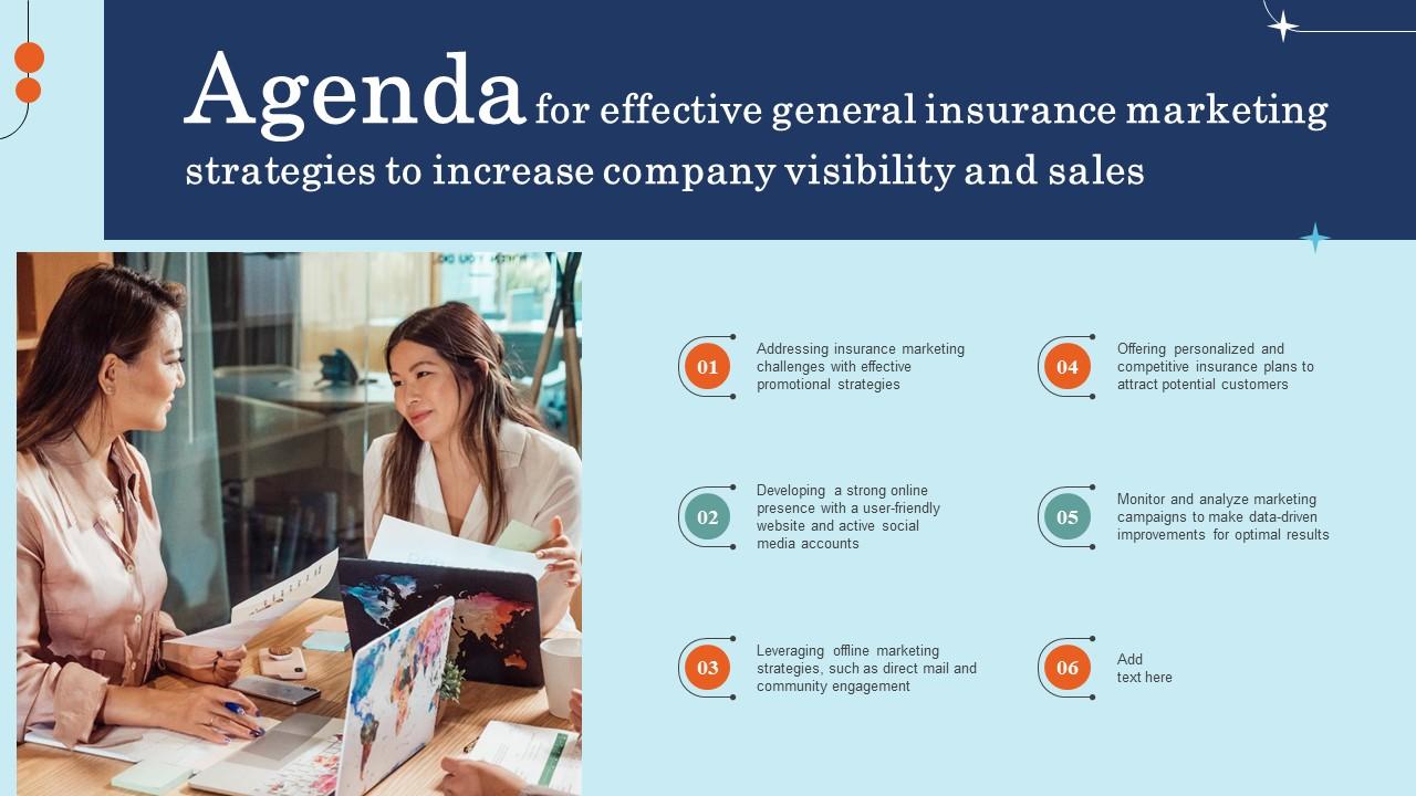 Agenda For Effective General Insurance Marketing Strategies Increase ... Strategies for Increasing Insurance Policy Renewals and Sales